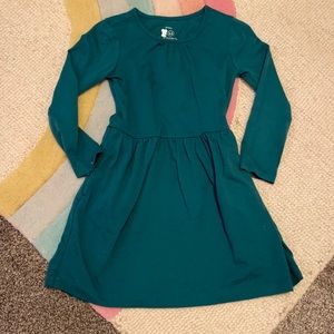Long Sleeve Teal Dress